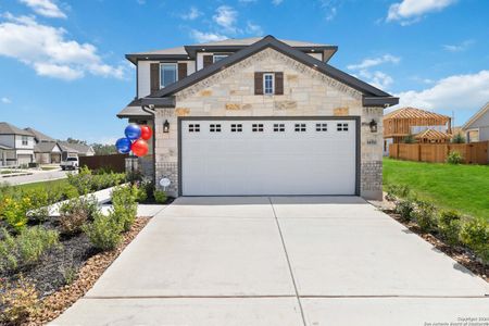 New construction Single-Family house 8811 Lemon Verbena, Elmendorf, TX 78112 Mansfield- photo 0