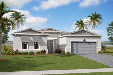New construction Single-Family house 11971 Sw Toulon St, Port St. Lucie, FL 34987 Lotus- photo 0