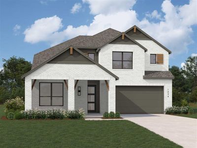 New construction Single-Family house 12347 Palmetto Street, Mont Belvieu, TX 77523 Bernini Plan- photo 0 0
