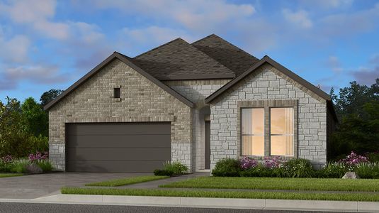New construction Single-Family house 337 Andesite Trail, Liberty Hill, TX 78642 Blanco 2- photo 0 0