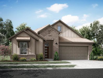 New construction Single-Family house Caprock, 12019 Moonlight Path Drive, Conroe, TX 77304 - photo