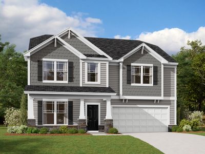 New construction Single-Family house Draper II, 4613 Stallings Brook Drive, Indian Trail, NC 28079 - photo