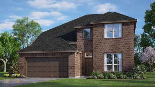 Elevation A | Concept 2492 at Hunters Ridge in Crowley, TX by Landsea Homes