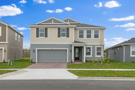 New construction Single-Family house 1957 Valencia Blossom Street, Clermont, FL 34711 Voyageur- photo 0 0