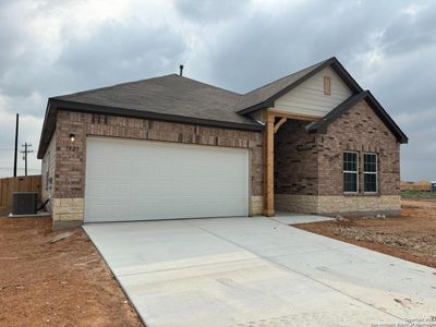 New construction Single-Family house 1413 Alleyton Court, Seguin, TX 78155 Alyssa Homeplan- photo 1 1