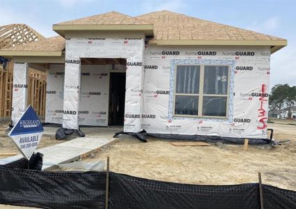 New construction Single-Family house 12135 Wild Bend Drive, Mont Belvieu, TX 77523 Rockwell Plan- photo 0 0