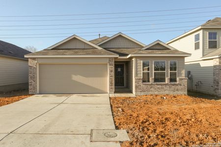 New construction Single-Family house 8327 Aloe Vera Trace, San Antonio, TX 78222 Freestone- photo 0
