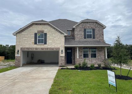 New construction Single-Family house 15222 Water Oak Way, Santa Fe, TX 77517 Omaha- photo 1 1