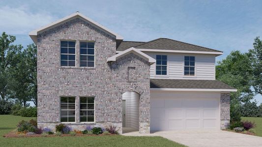 New construction Single-Family house 2333 Bronc Buster Way, Leander, TX 78641 - photo 0