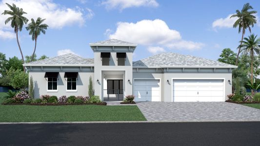 New construction Single-Family house 8405 Golden Beach Court, Parrish, FL 34221 Courtyard- photo 0 0