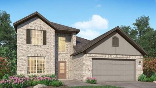 New construction Single-Family house 4311 Harrow Stone Drive, Baytown, TX 77521 Larkspur II- photo 0 0