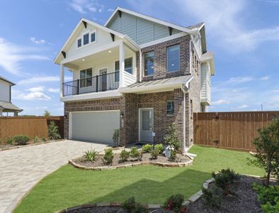 New construction Single-Family house Storybrooke – Courtyard Collection, 21210 Flower Nectar Court, Cypress, TX 77433 - photo