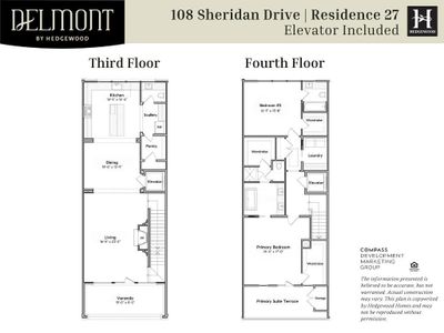 New construction Townhouse house 108 Sheridan Drive Ne, Atlanta, GA 30305 Plan: 27 - Elevator- photo 4 4
