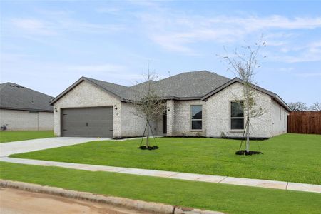New construction Single-Family house 417 Basalt Drive, Azle, TX 76020 Cromwell II- photo 1 1
