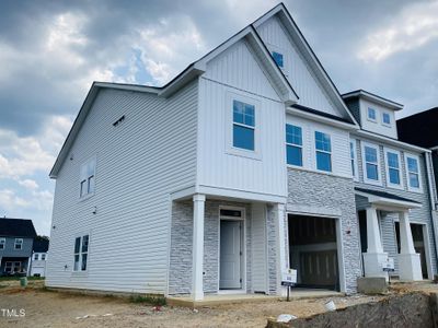 New construction Townhouse house 558 Eversden Drive, Zebulon, NC 27597 Kenley- photo 0