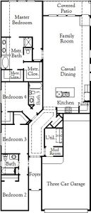 Includes Brick Back, Separate Shower and Tub, Brick 3 Sides First Floor, 8' Front Door Option (May Change WindowsPer Plan)