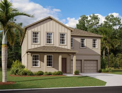New construction Single-Family house Griffin II, Round Lake Road, Mount Dora, FL 32757 - photo