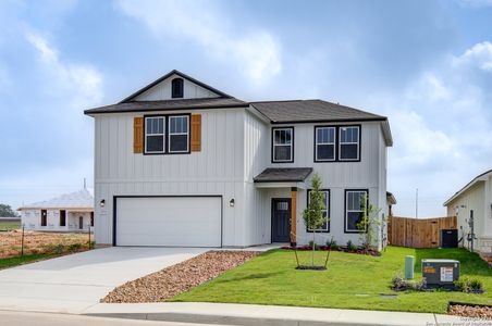 New construction Single-Family house 2051 Newforest Peak, New Braunfels, TX 78130 The Valley View- photo 2 2