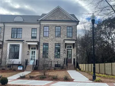 New construction Townhouse house 4540 Watervale Way, Peachtree Corners, GA 30092 The Chamberlain- photo 0