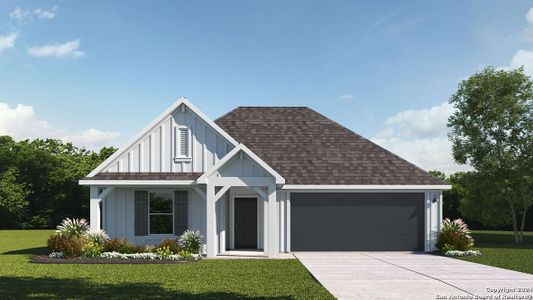 New construction Single-Family house 432 Wirecrested Drive, Lockhart, TX 78644 The Lakeway- photo 0