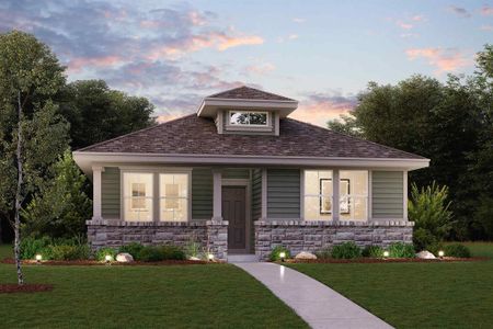 New construction Single-Family house 2429 Amara Levi Ln, Round Rock, TX 78665 Lavaca- photo 0