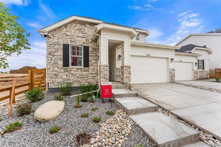 New construction Single-Family house 3432 N Buchanan Way, Aurora, CO 80019 Sand Dune- photo 0