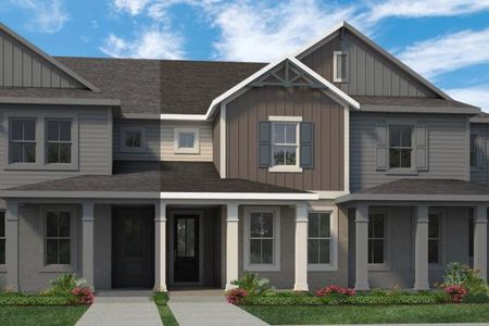 New construction Townhouse house 14006 Scarlet Aster Alley, Winter Garden, FL 34787 - photo 1 1