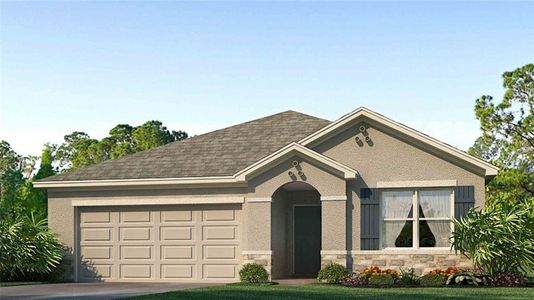 New construction Single-Family house 3178 Silver Date Drive, Wimauma, FL 33598 - photo 0 0