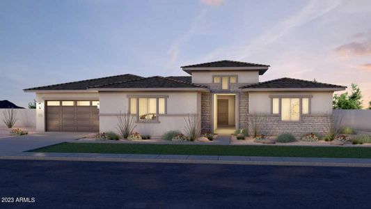 New construction Single-Family house 18112 W Meadowbrook Avenue, Goodyear, AZ 85395 Palo Verde Plan 7051- photo 0