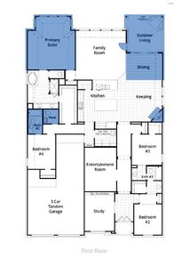 New construction Single-Family house 1500 Buttercup Avenue, Aubrey, TX 76227 216 Plan- photo 1 1