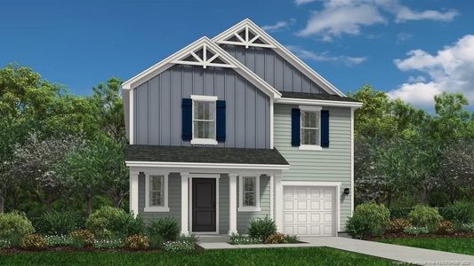 New construction Single-Family house 43 Bennington Way, Lillington, NC 27546 Freelance- photo 0