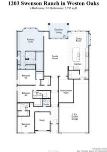 New construction Single-Family house 1203 Swenson, San Antonio, TX 78245 Canterbury Plan- photo 1 1