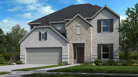 New construction Single-Family house 105 Lakeview Drive, Oak Point, TX 75068 Terracotta- photo 0