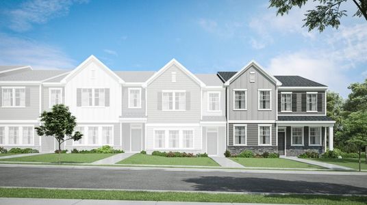 New construction Townhouse house 1721 Golden Honey Drive, Wake Forest, NC 27587 - photo 0 0