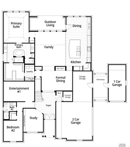 New construction Single-Family house 222G Plan, 117 Villoria Cove, Liberty Hill, TX 78642 - photo