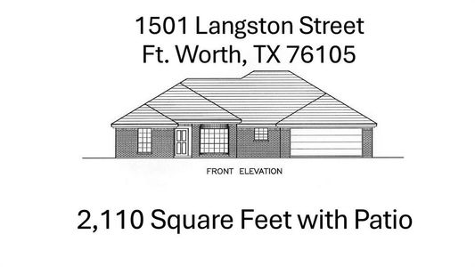 New construction Single-Family house 1501 Langston Street, Fort Worth, TX 76105 - photo 1 1