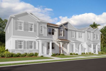 New construction Single-Family house 12148 Plumpton Drive, Winter Garden, FL 34787 Rutland - Townhome Series- photo