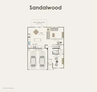 Pulte Homes, Sandalwood floor plan