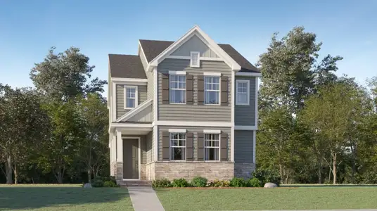 New construction Single-Family house 409 Canyon Spring Trail, Wake Forest, NC 27587 Waterbury- photo 0 0