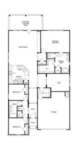 This floor plan features 3 bedrooms, 2 full baths, and over 2,000 square feet of living space