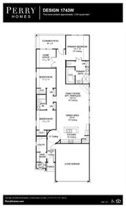 New construction Single-Family house 288 Mallorn Lane, Montgomery, TX 77316 Design 1743W- photo