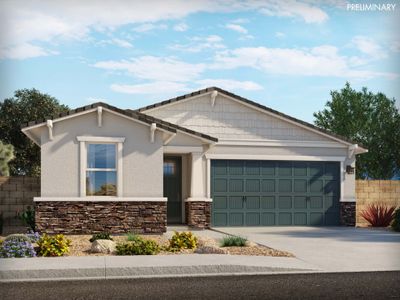 New construction Single-Family house Carson, 3563 E Jasmine Way, San Tan Valley, AZ 85143 - photo