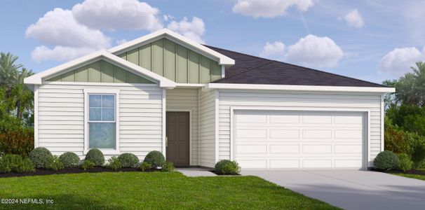 New construction Single-Family house 11341 Tiburon Drive, Jacksonville, FL 32221 Landmark Series - Merritt- photo 0