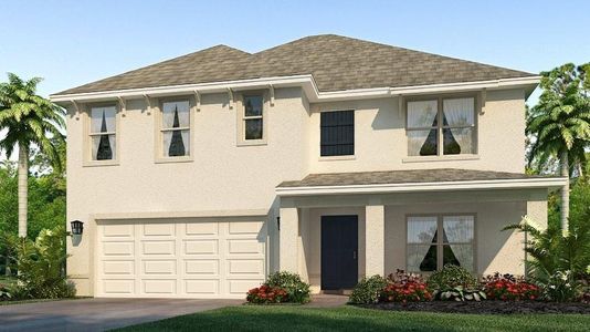 New construction Single-Family house 10940 Gentle Current Way, Parrish, FL 34219 Hayden- photo 0