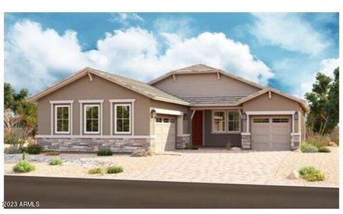 New construction Single-Family house 21858 E Stirrup Court, Queen Creek, AZ 85142 Townsend- photo 0