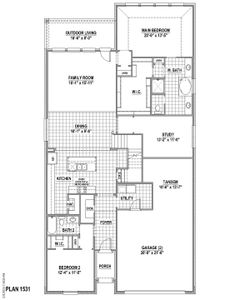 New construction Single-Family house 1652 Bradford Pear Way, Prosper, TX 75078 Plan 1531- photo 1