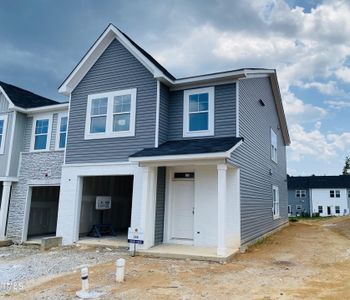 New construction Townhouse house 548 Eversden Drive, Zebulon, NC 27597 Kenley- photo 0 0