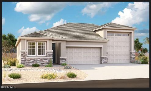 New construction Single-Family house 25679 N 185Th Drive, Wittmann, AZ 85361 Pewter- photo 0