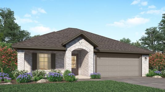 New construction Single-Family house 3315 Climbing Gardens Drive, Conroe, TX 77301 Honeysuckle II- photo 0 0