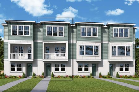 New construction Townhouse house 449 31St Way N, Saint Petersburg, FL 33713 The Carsten- photo 4 4
